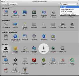 system preferences