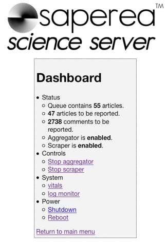 globescrape dashboard
