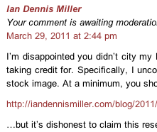 Screenshot from Long Island Press: my comment is still awaiting moderation...